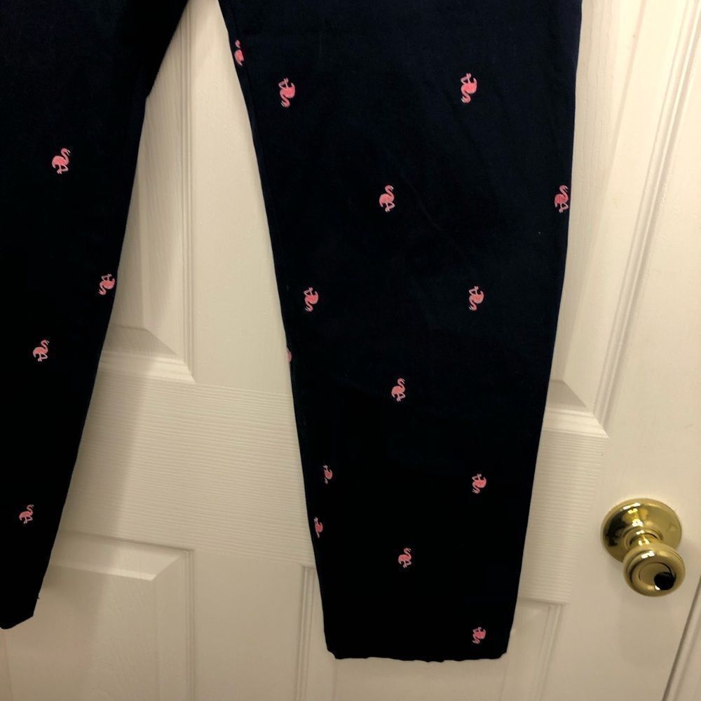 Talbots relaxed chino navy blue flamingo capri pants, size 10p - Picture 4 of 13